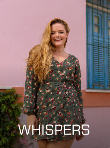 woman wearing Whispers Australia clothing soft feminine elegant outfit