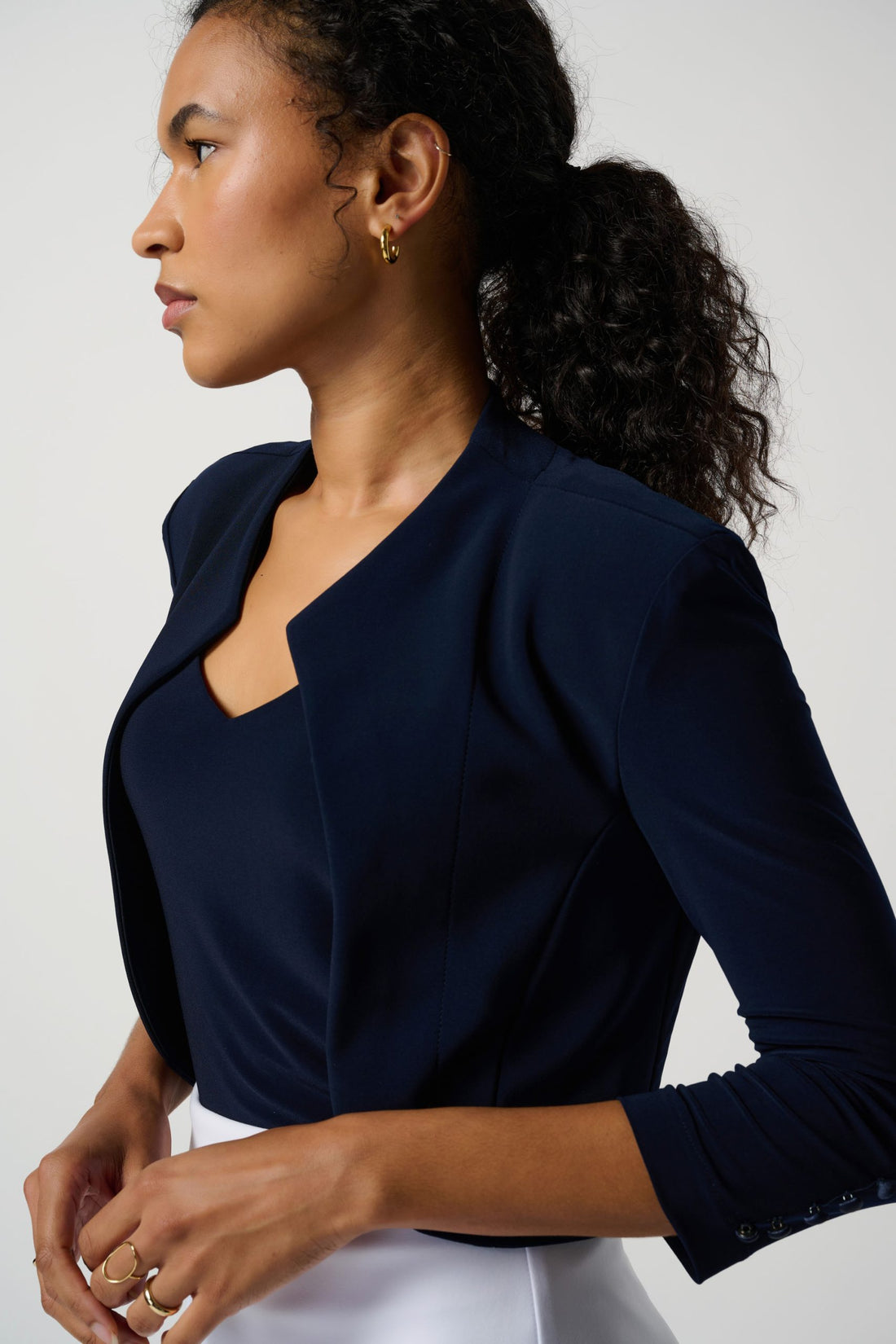 Signature Classic Bolero Navy | Women’s Navy Bolero Jacket Australia
