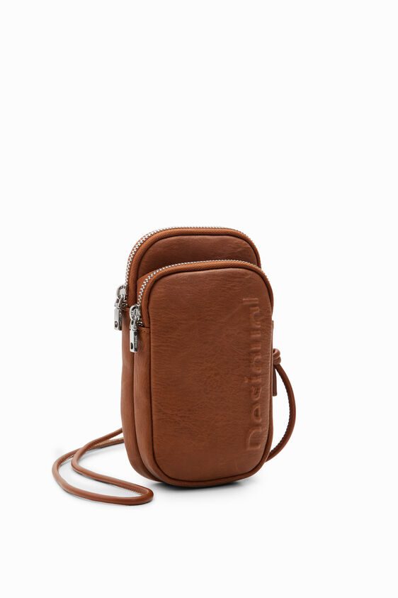 Desigual Leather-Effect Wallet Smartphone Pouch | Crossbody Phone Bag