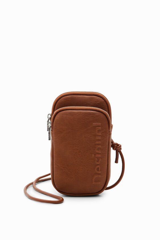 Desigual Leather-Effect Wallet Smartphone Pouch | Crossbody Phone Bag