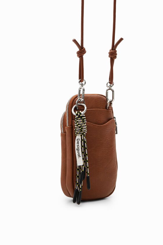 Desigual Leather-Effect Wallet Smartphone Pouch | Crossbody Phone Bag