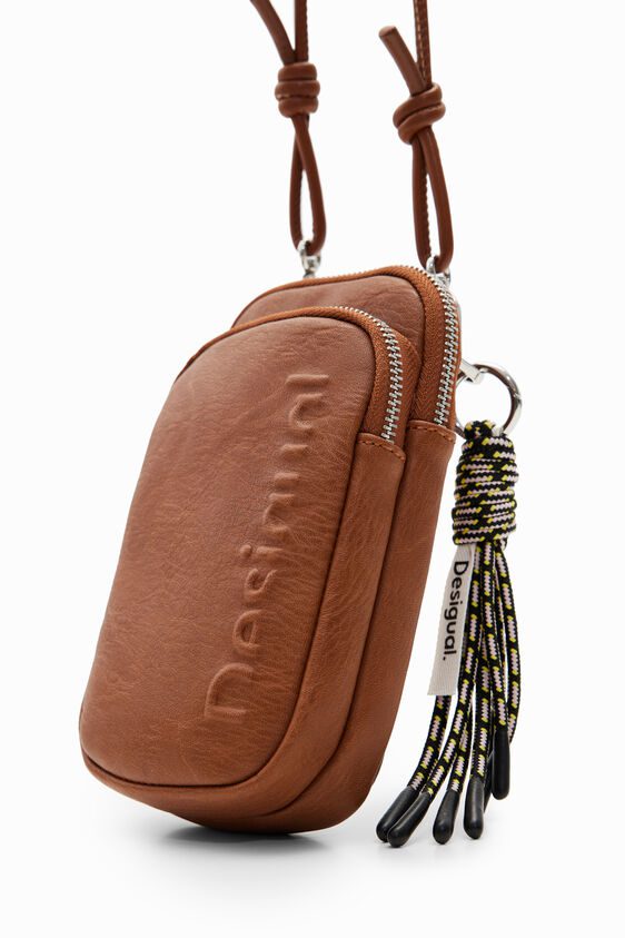 Desigual Leather-Effect Wallet Smartphone Pouch | Crossbody Phone Bag