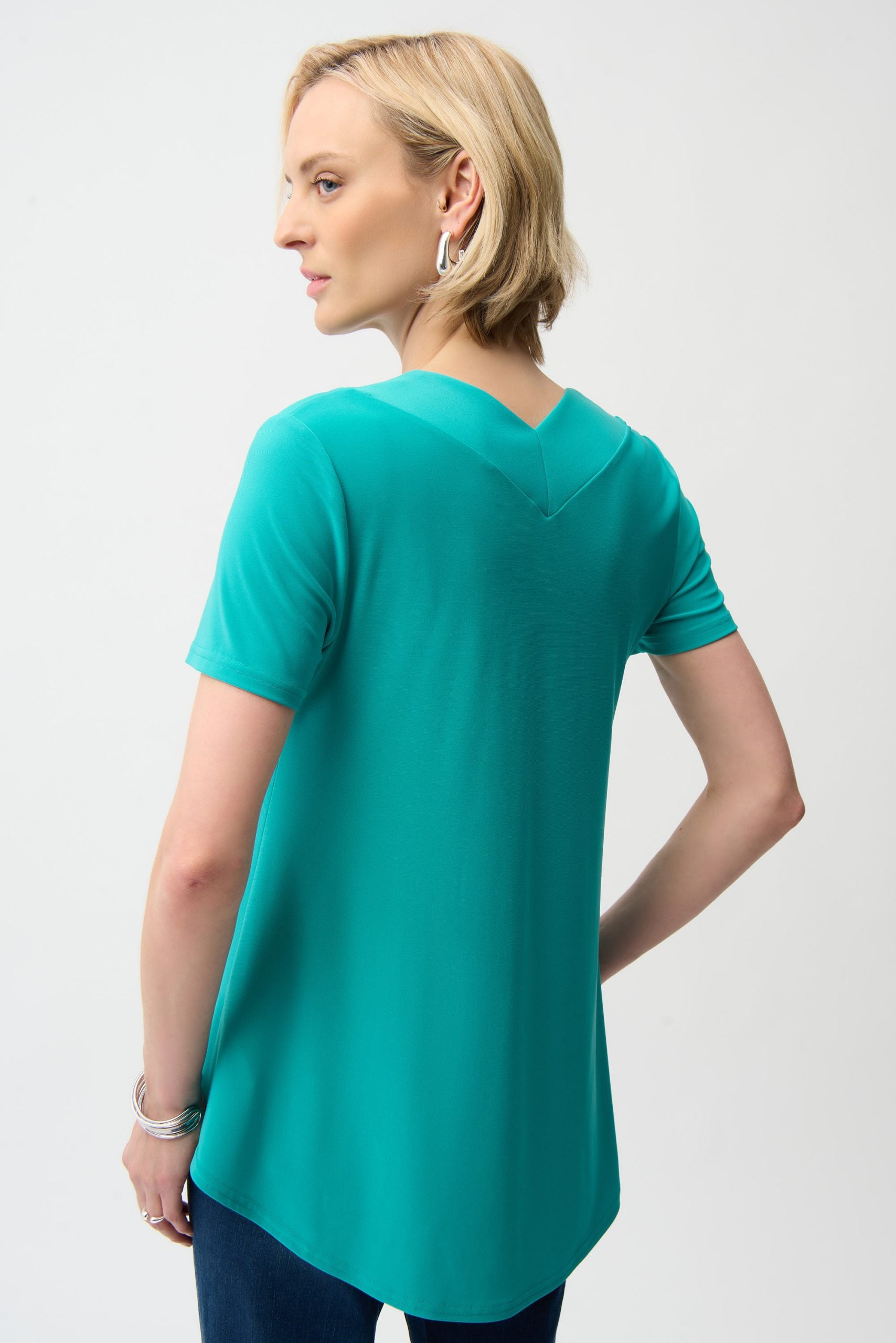 Oceanic silky flared top women
