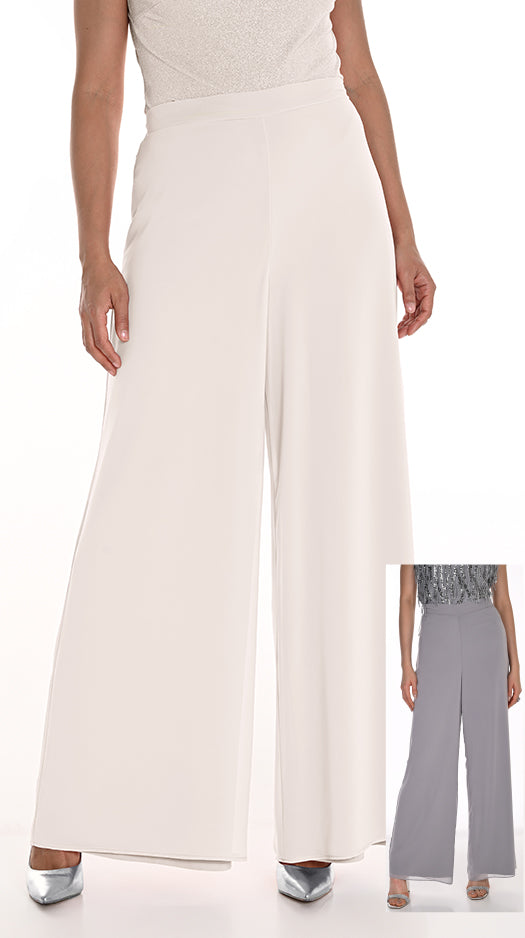 Elegant High-Waist Wide-Leg Palazzo Pants – Cream & Grey Variants | Palazzo Pants Australia