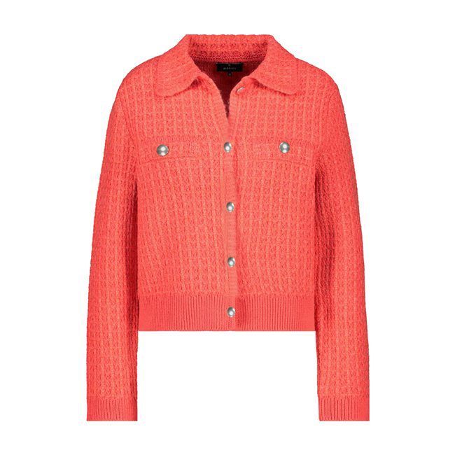 Monari Knitted Jacket Cardigan | Cotton Blend Knit Jacket