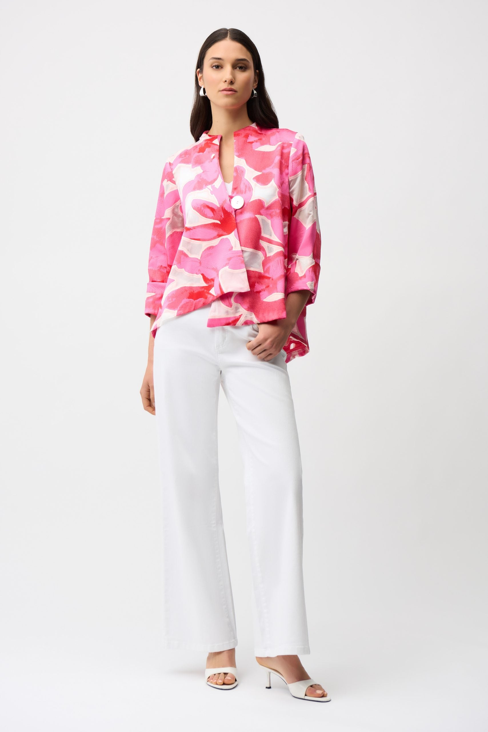 Novel print jacquard jacket women Australia
