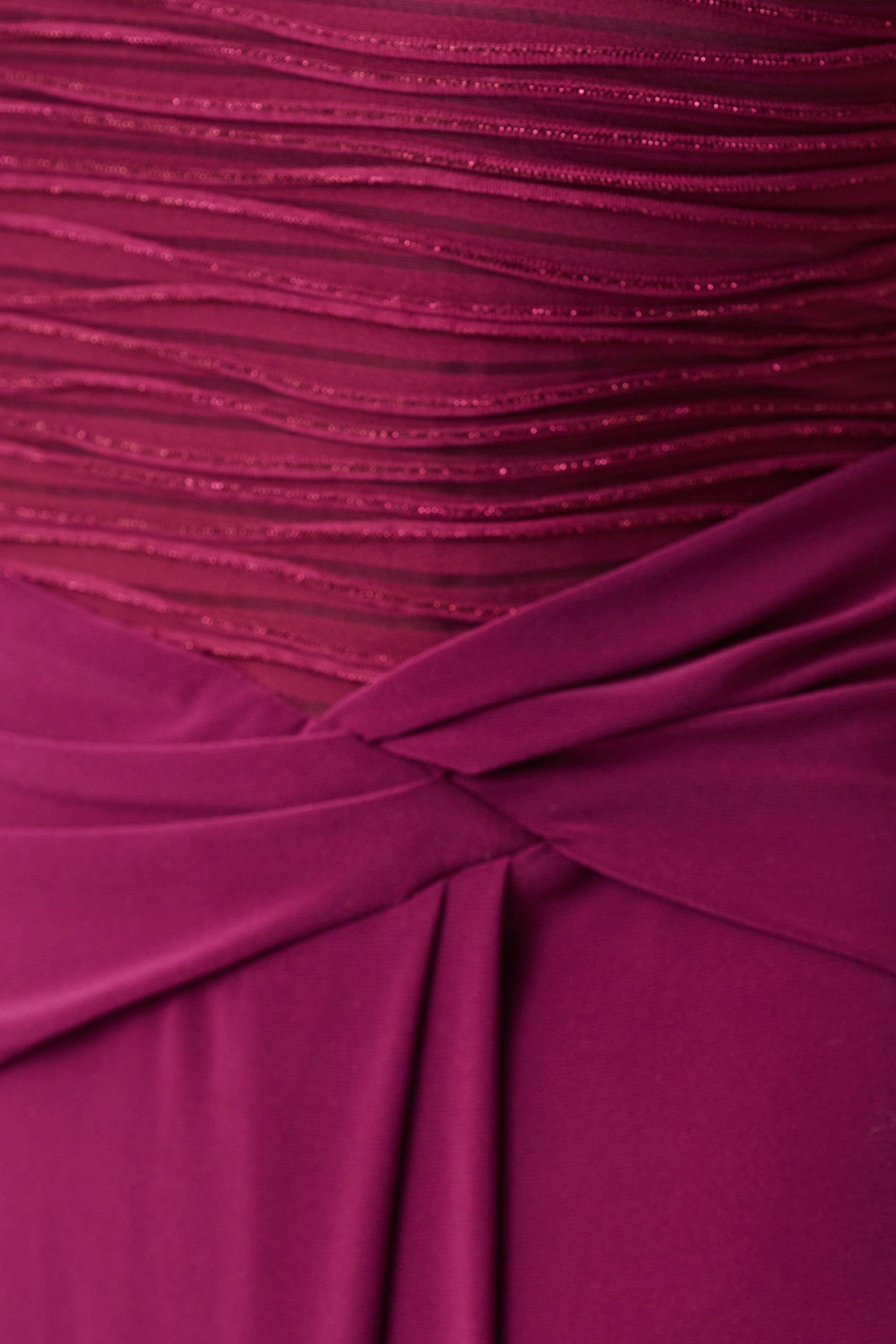 Signature Silky Knit Cascade Off-Shoulder Sheath Gown | Elegant Evening Gown Australia