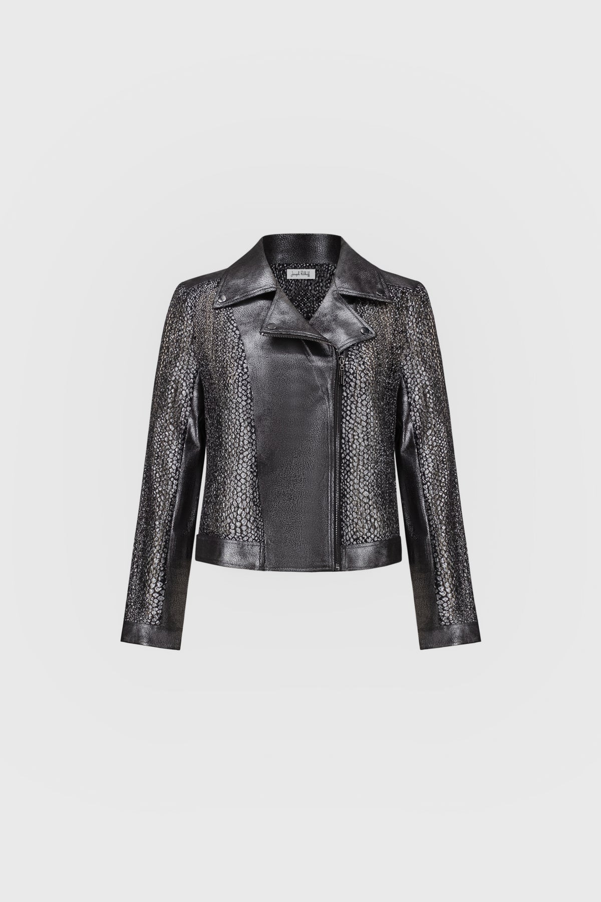 Foiled Faux Suede Moto Jacket | Elegant Women’s Jacket Australia