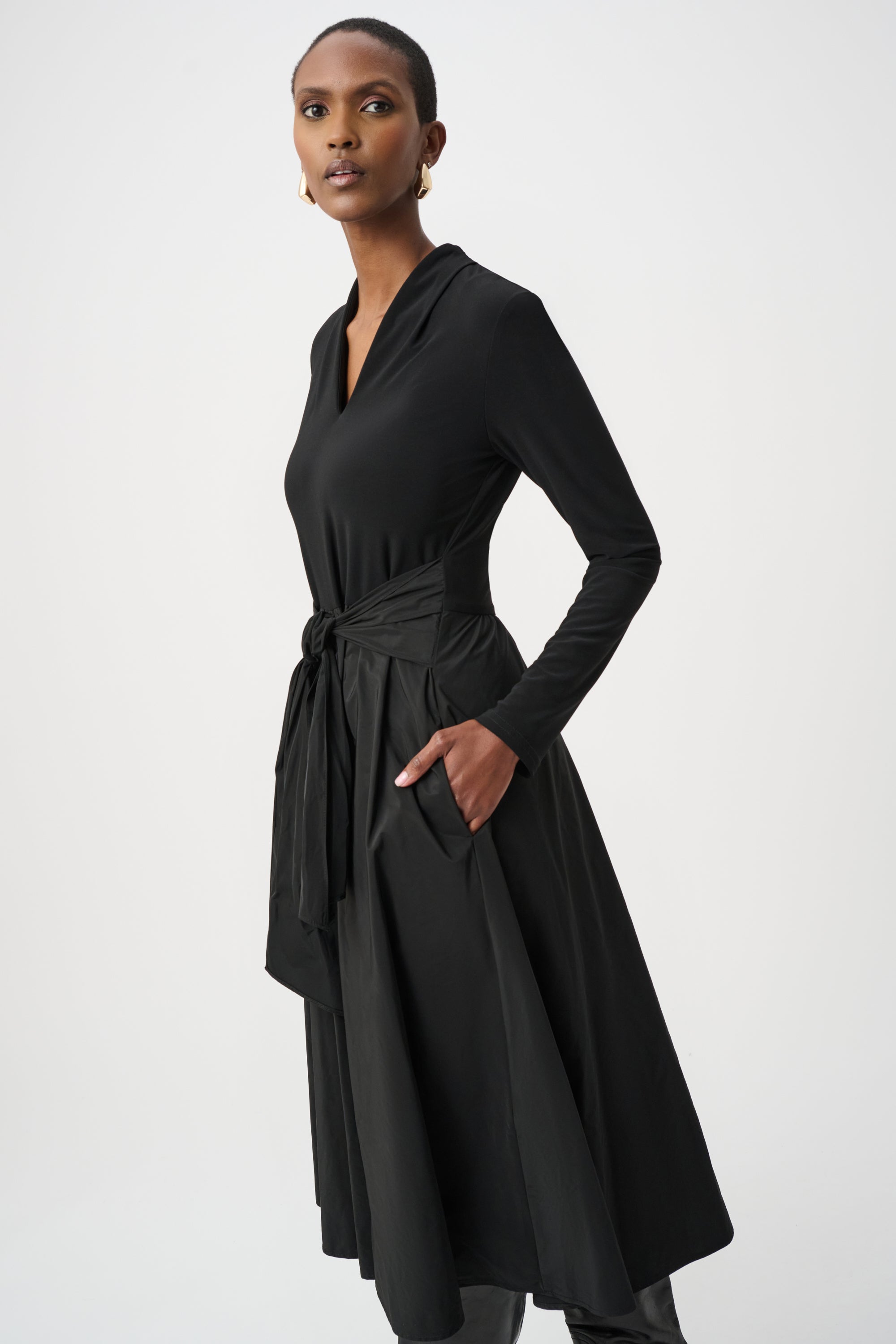 Silky Knit and Memory Fit and Flare Dress