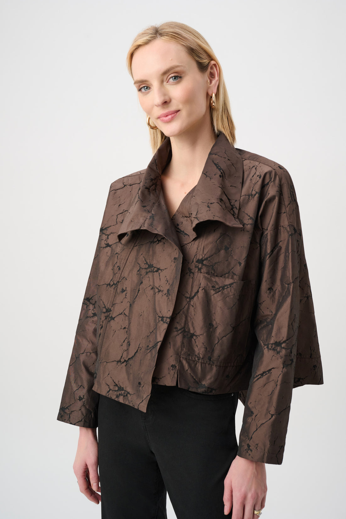 Jacquard Memory Asymmetrical Jacket