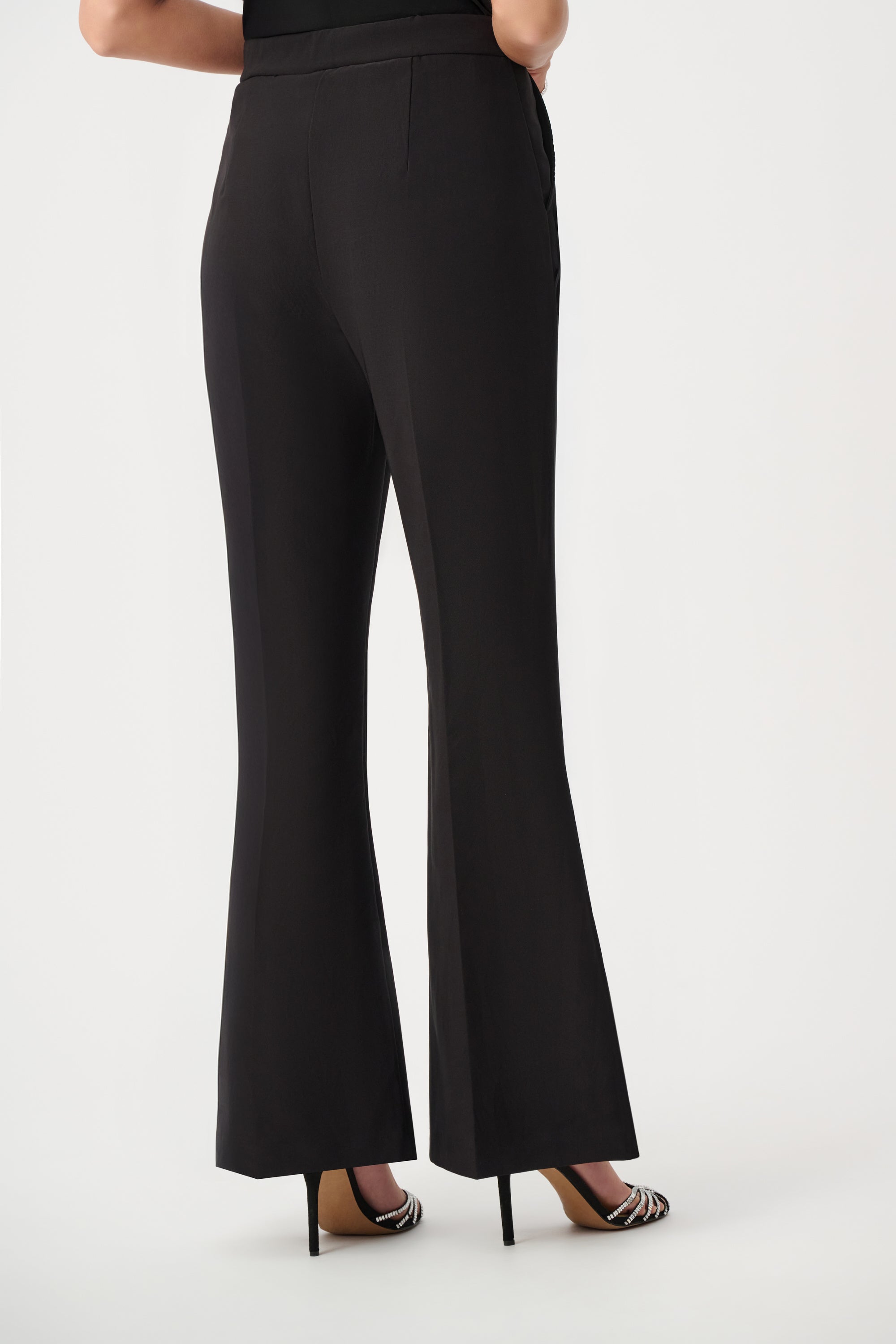 Signature Lux Twill Flared Pull-On Pants | Elegant Flared Stretch Pants Australia