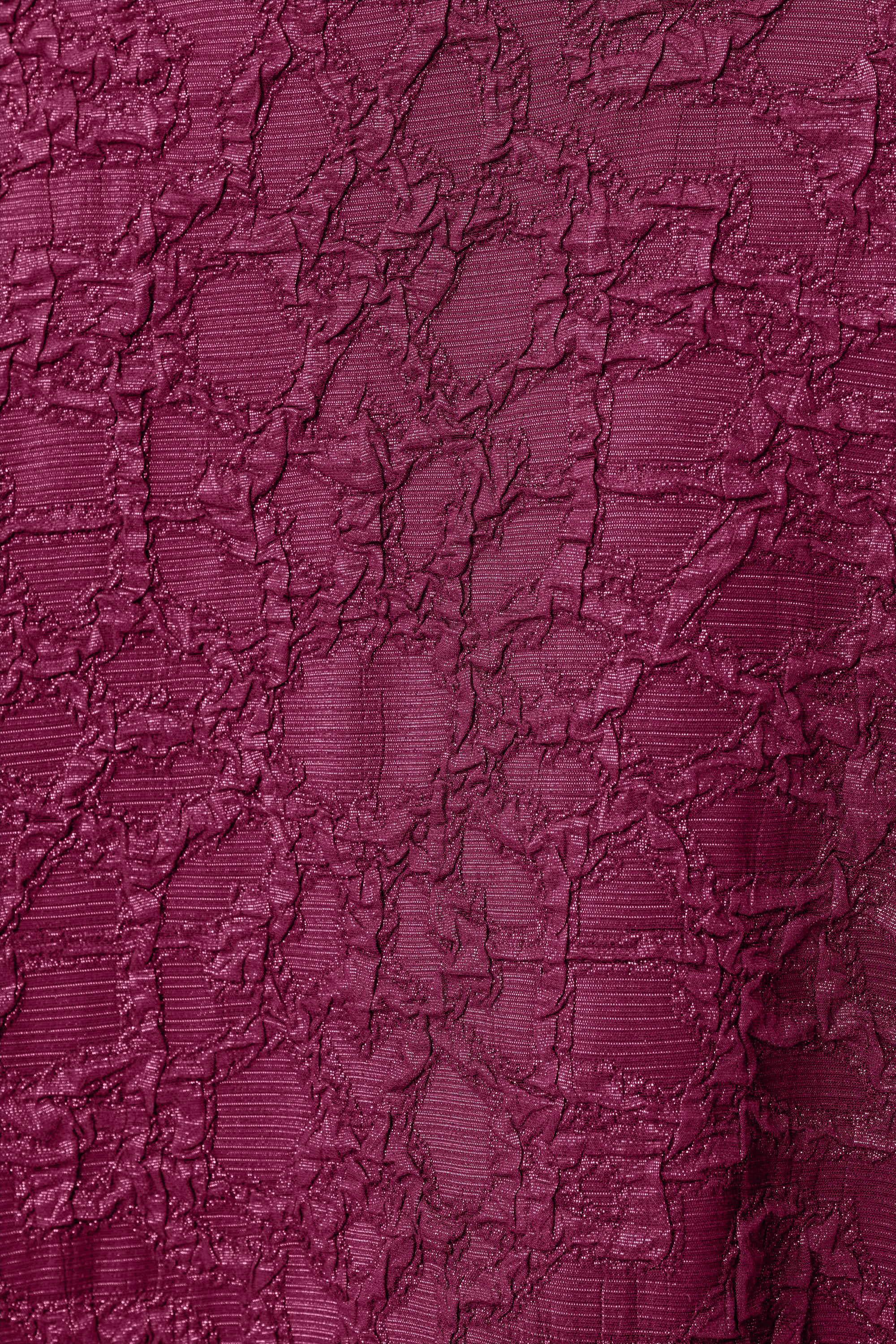 Signature | Lurex Textured Jacquard Lapel-Collar Trapeze Jacket