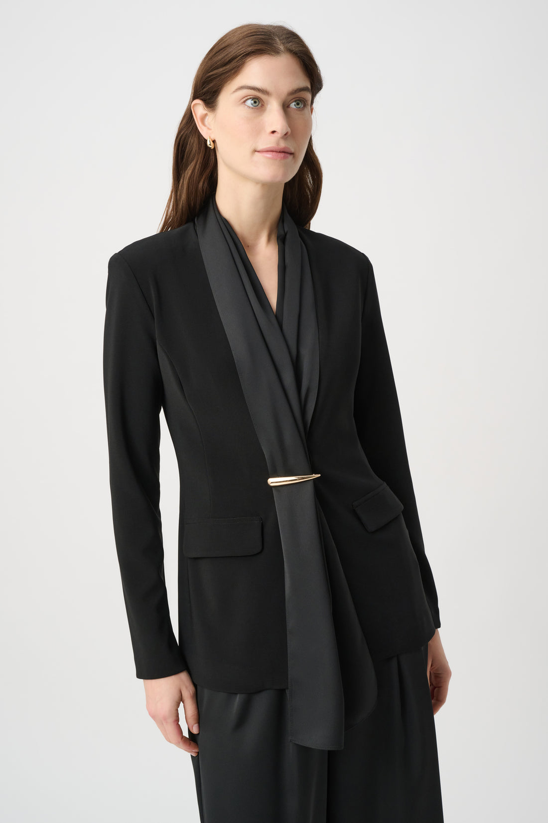 Scarf Collar Blazer | Elegant Tailored Blazer Australia