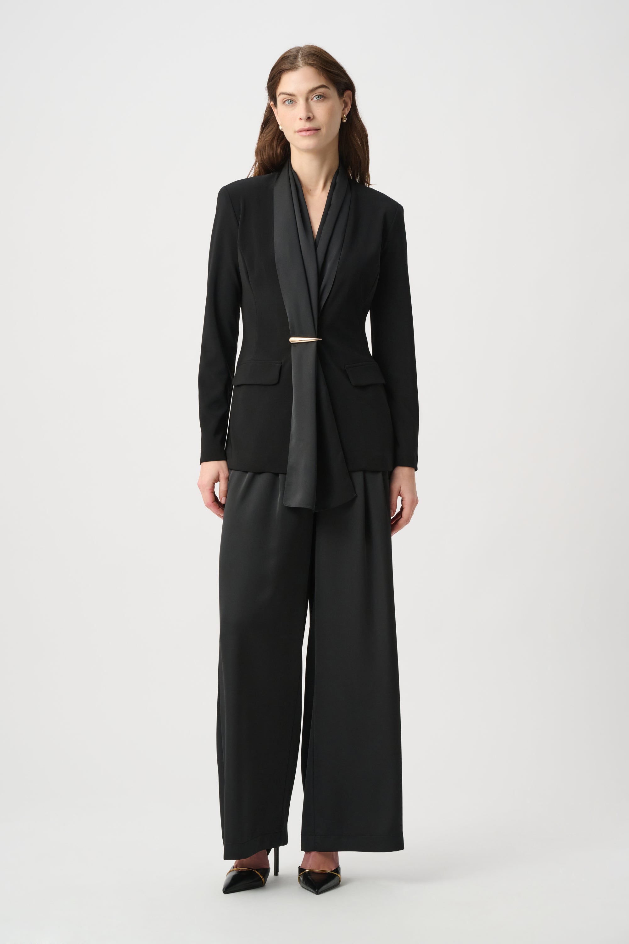 Scarf Collar Blazer | Elegant Tailored Blazer Australia