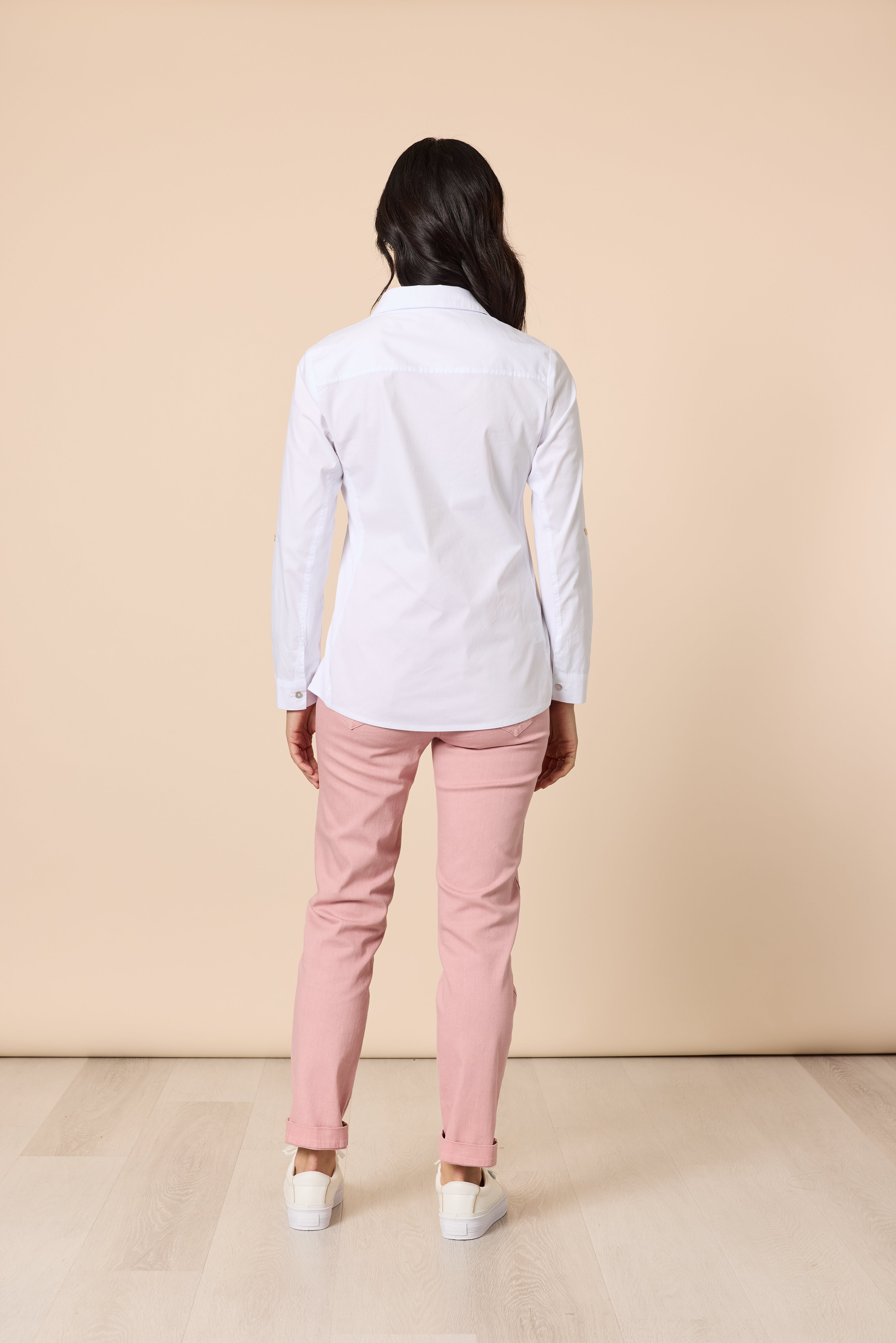Miracle Denim Slim Leg Jeans Pink | Stretch Cotton Slim Fit Jeans Australia