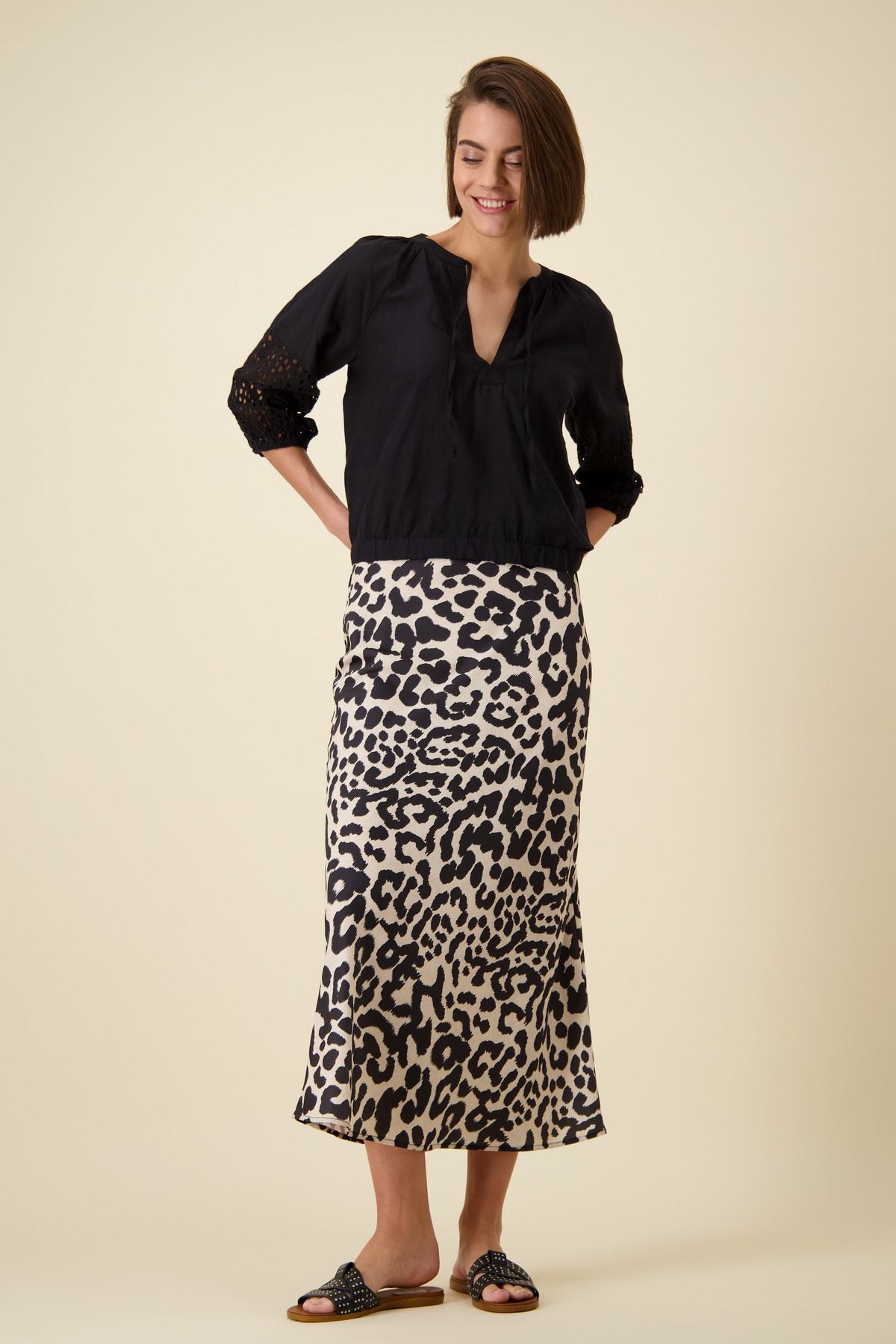 Openwork Pattern Blouse | Cotton Embroidered Blouse Australia