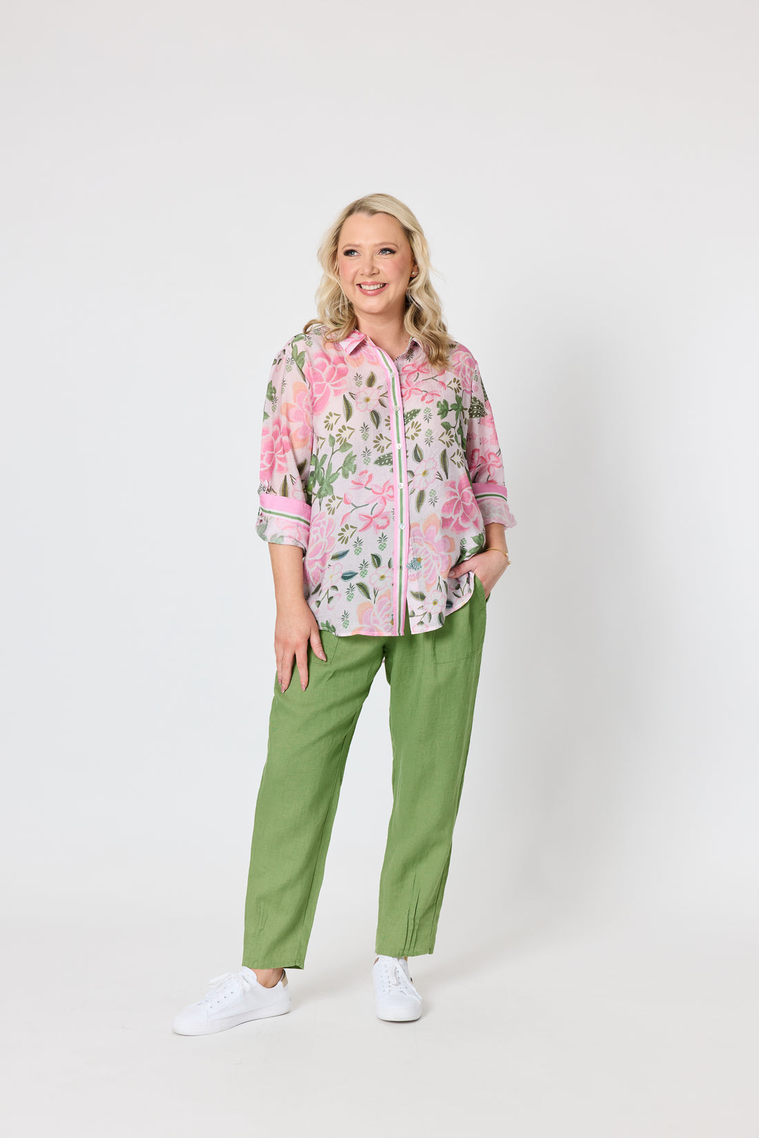 Blush Bloom Floral Shirt
