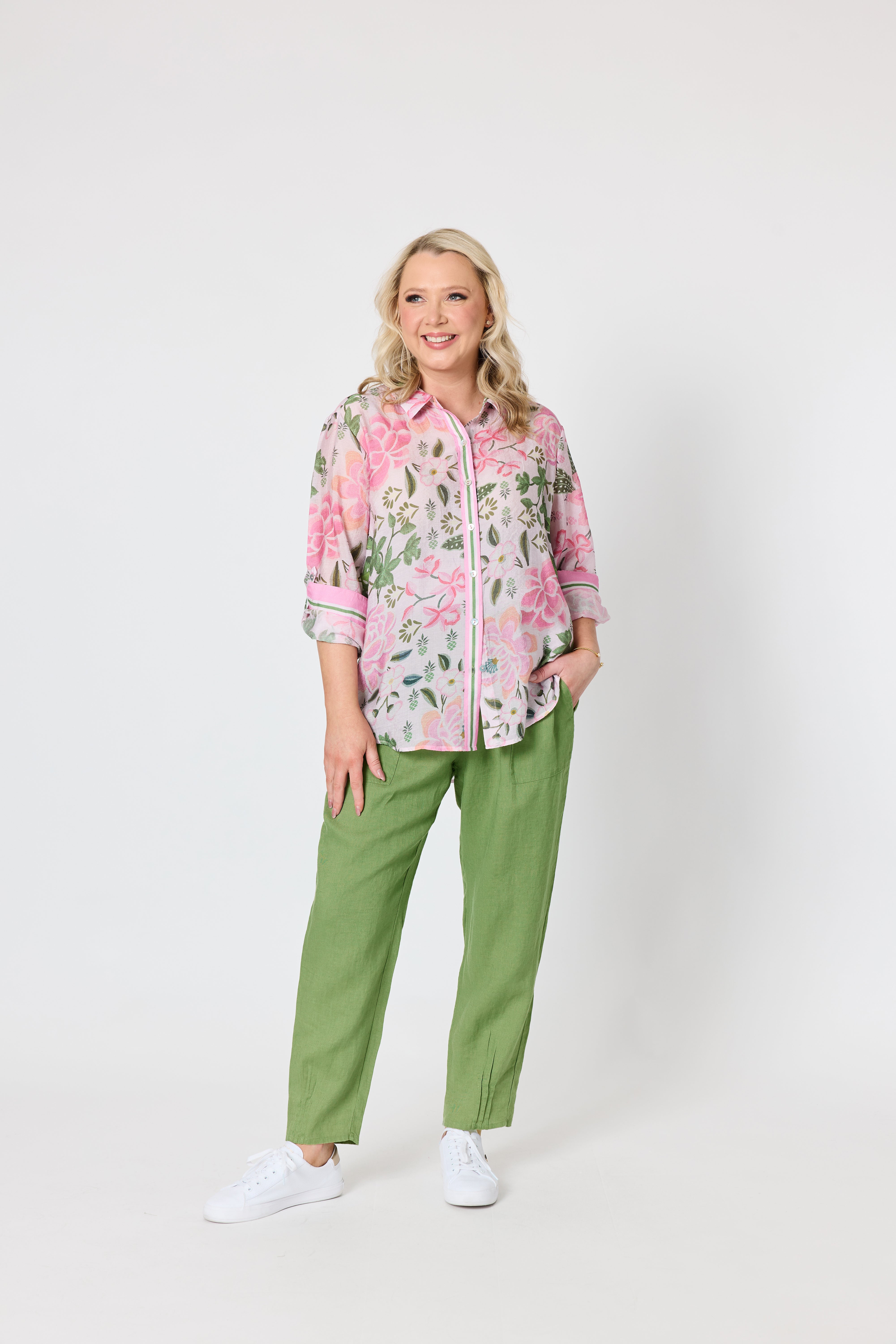 Blush Bloom Floral Shirt