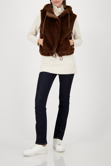 VEST FAUX FUR