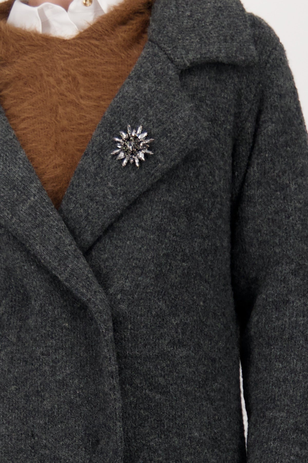 KN Coat Char in Gray | Elegant Women’s Coat Australia