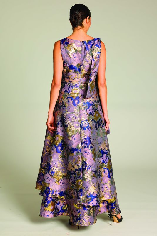 Bria Bow Maxi | Floral Statement Maxi Dress