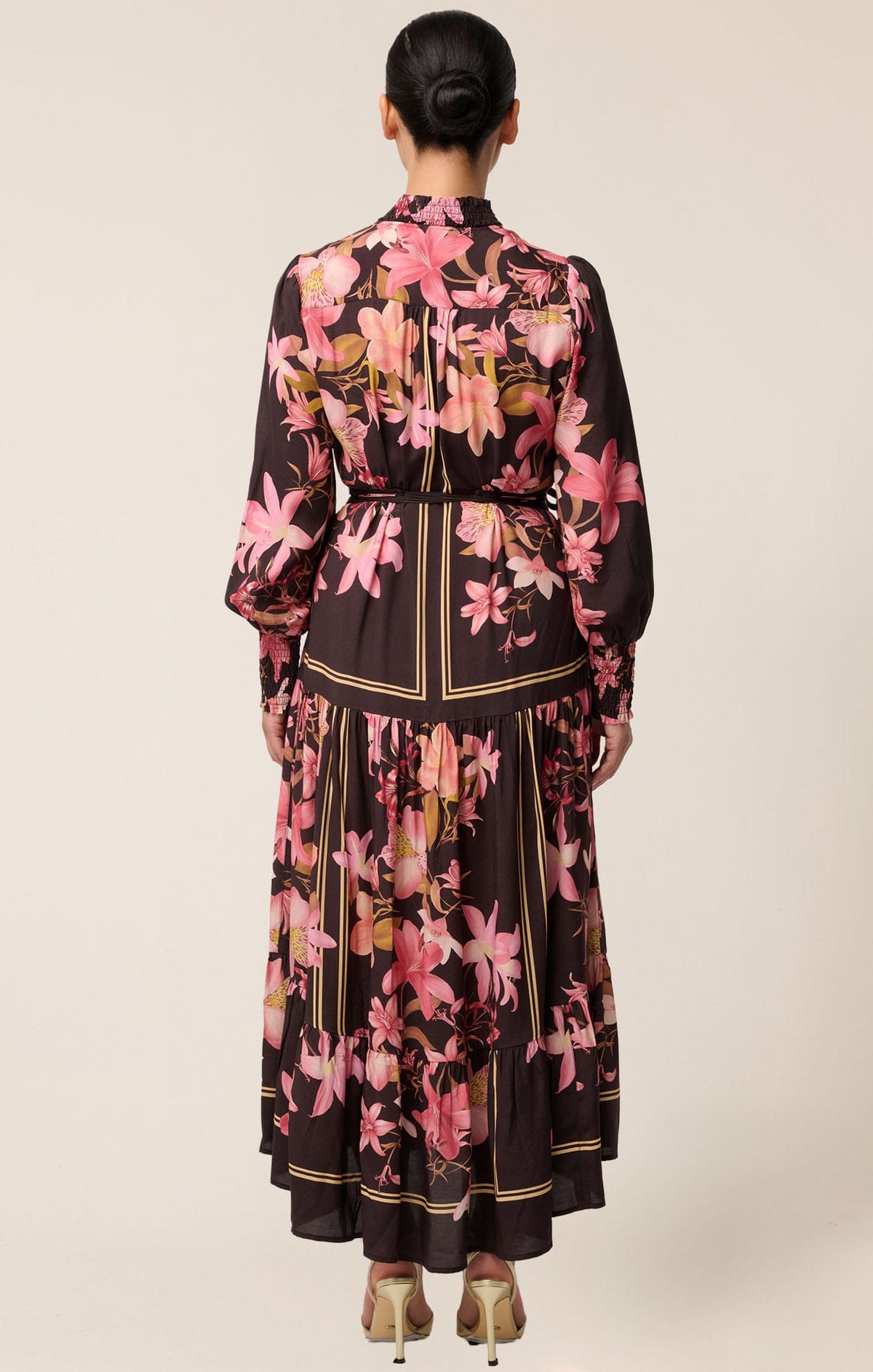 Adine Maxi Dress In Obsidian Bloom by Sacha Drake - image 8