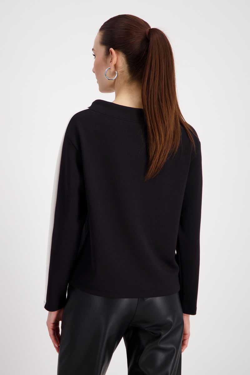 Monari casual stripe knit jumper
