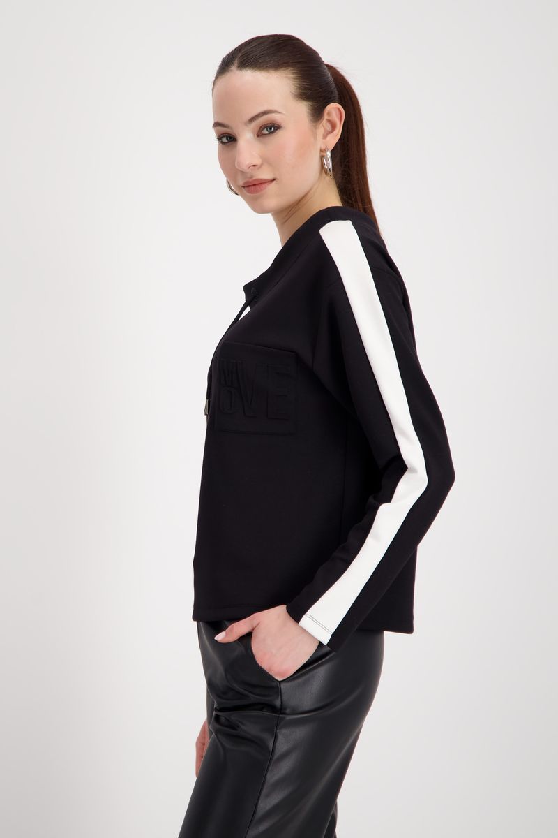Women contrast stripe knitwear
