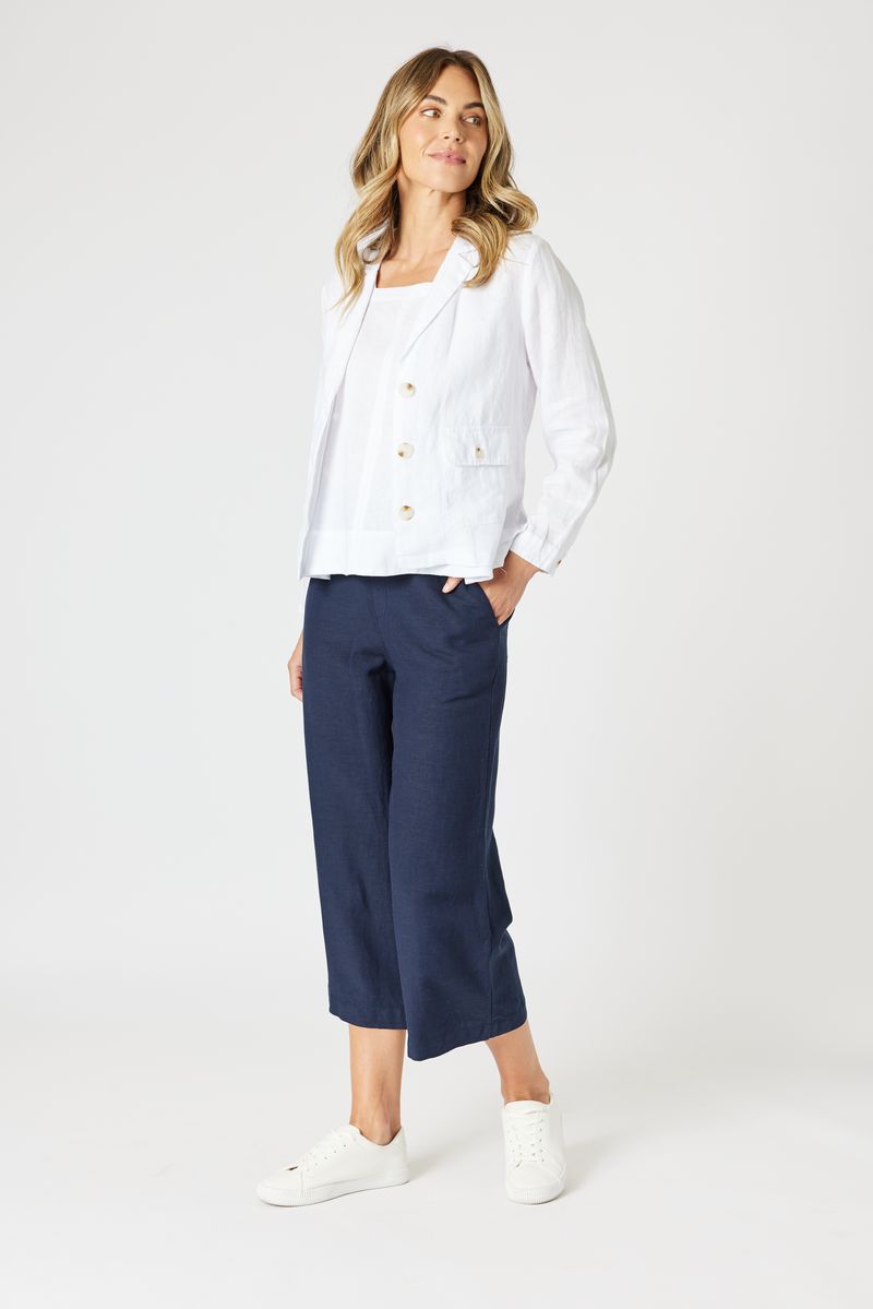 Danielle Linen Jacket | 100% Linen Jacket