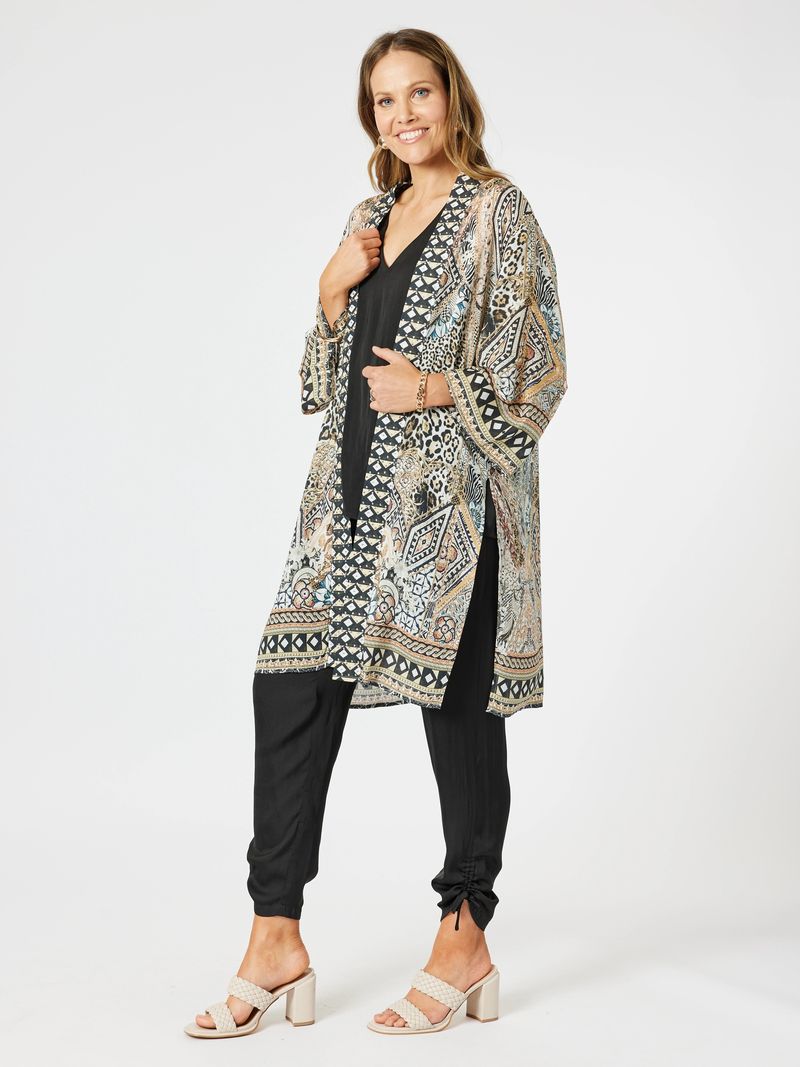 Lightweight viscose kimono Emerson