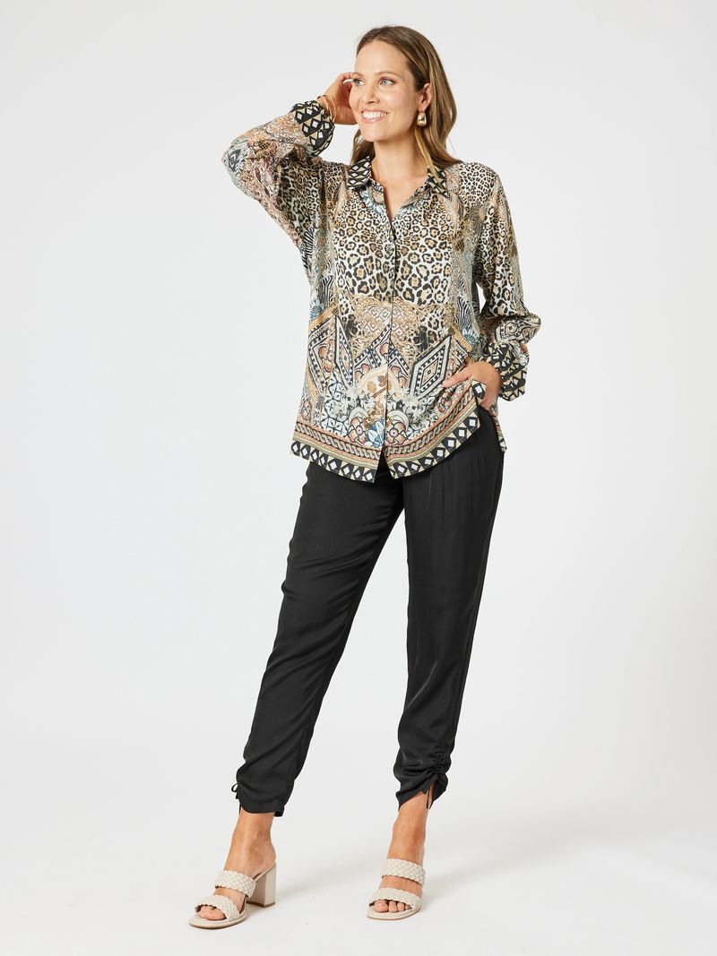 Soft relaxed button-up Emerson shirt