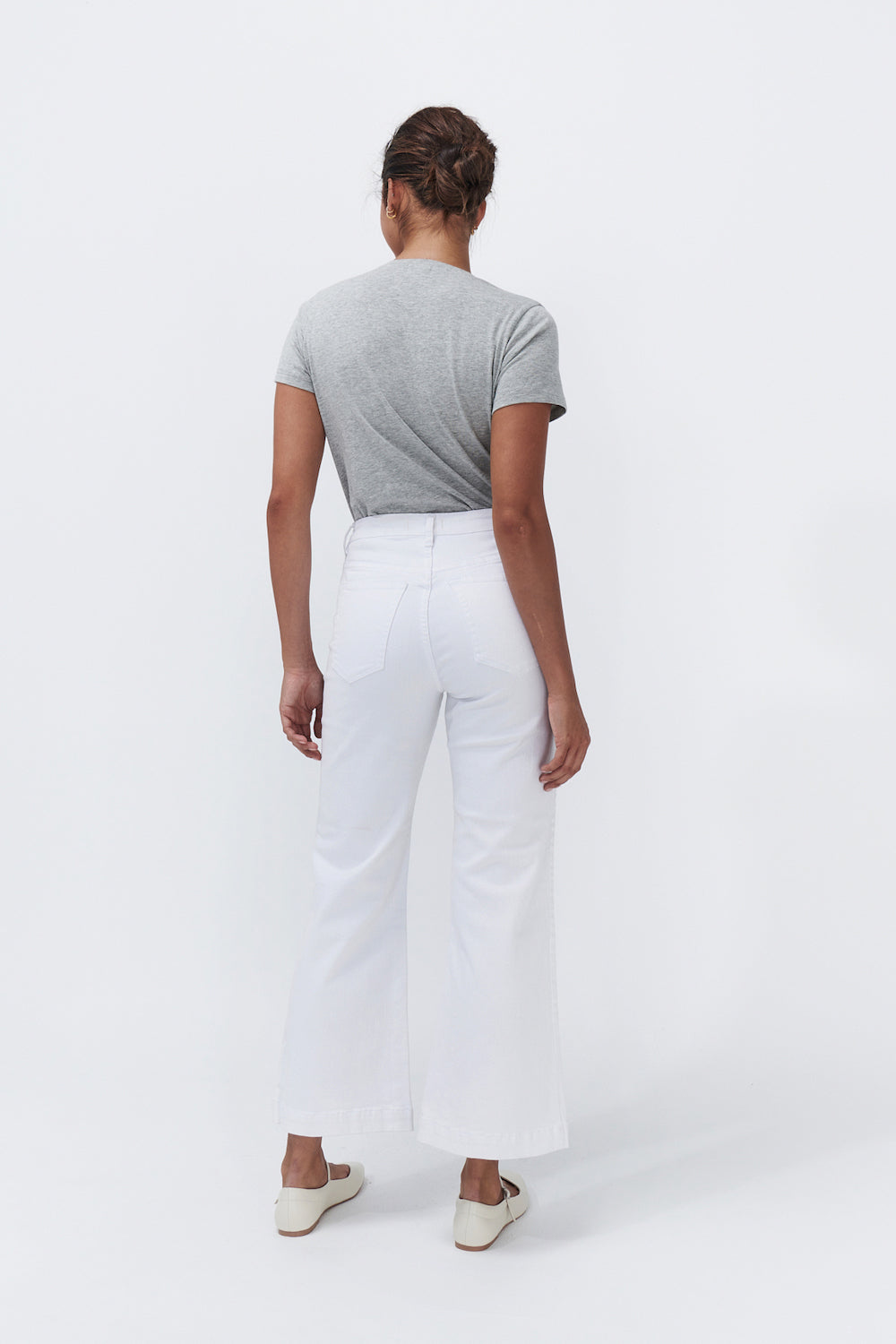 Freya Snow White Crop Trousers | Elegant Women’s Pants Australia