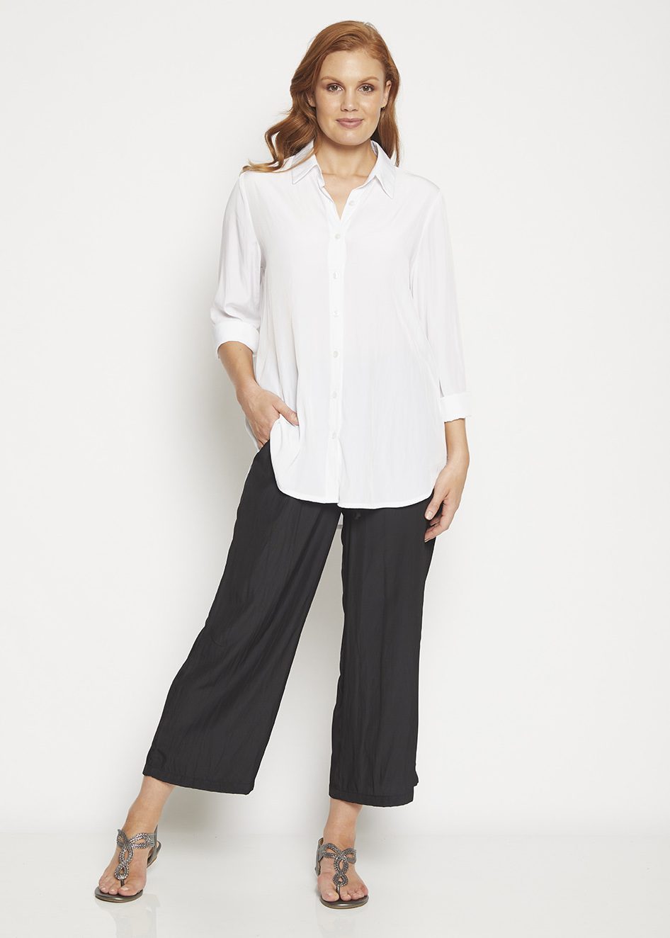 Philosophy Classic Greville Shirt | Lustre Button-Up Shirt