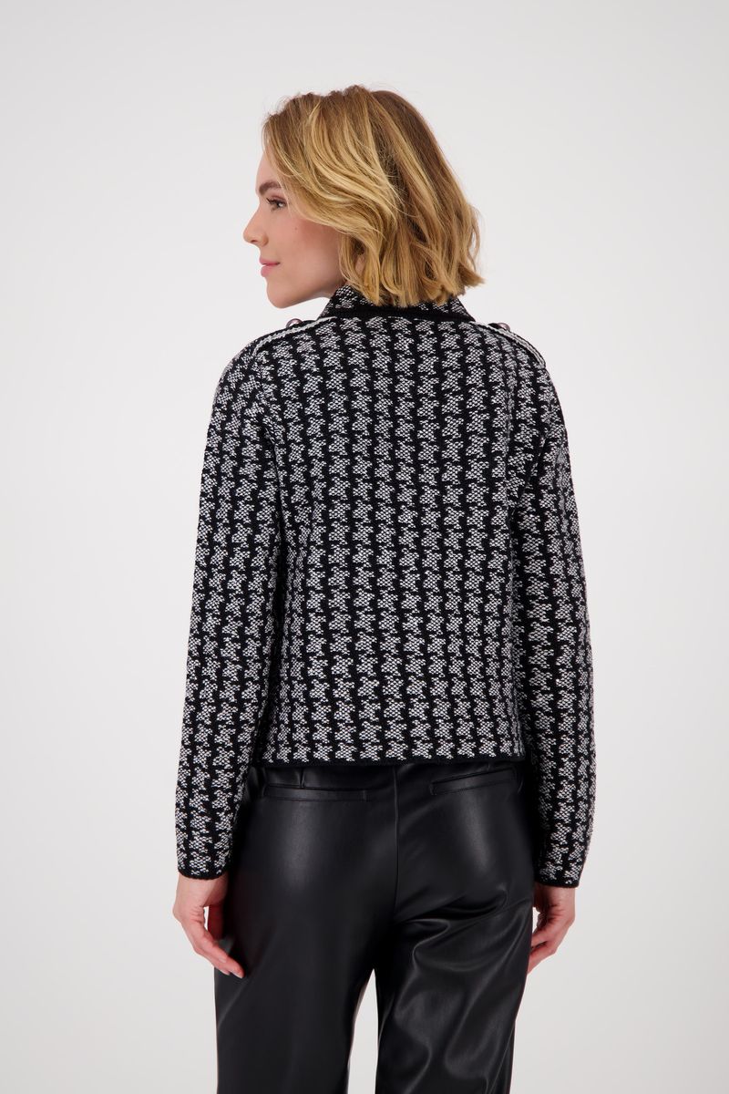 Women Monari print knit jacket
