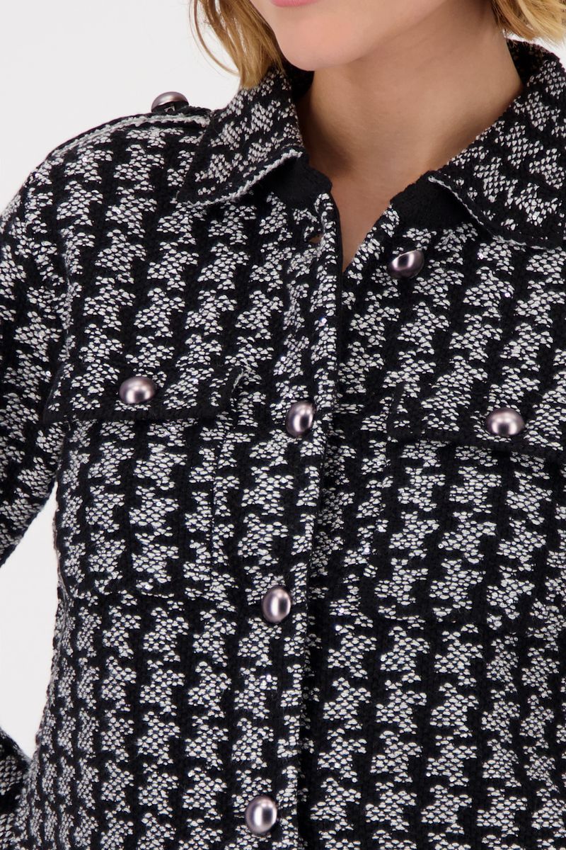 Monari women houndstooth cardigan
