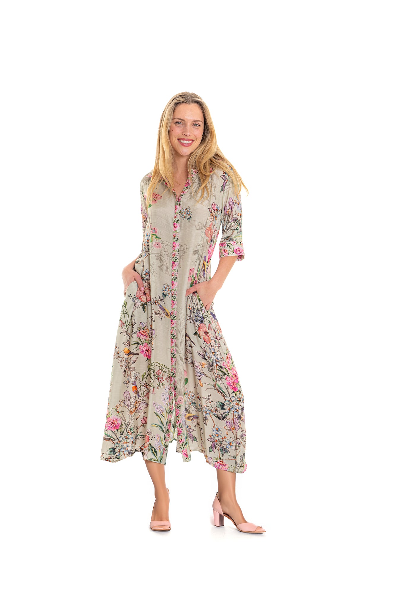 Zngel finch jemma dress | floral print midi dress