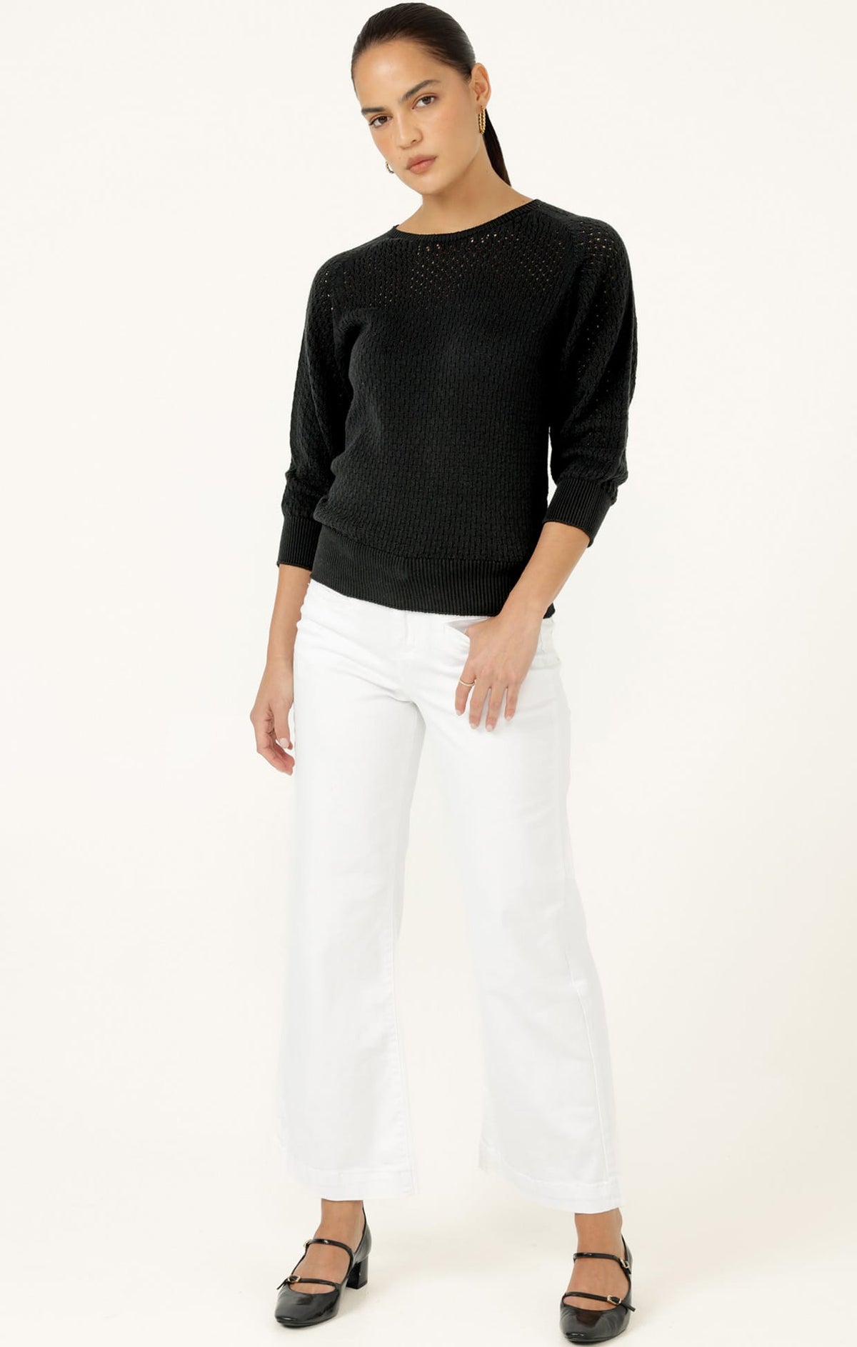 Freya Wide Leg Jean In White by Sacha Drake - image 3