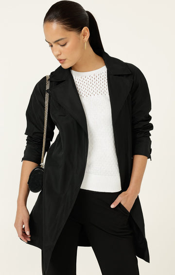 Noir Trench by Sacha Drake