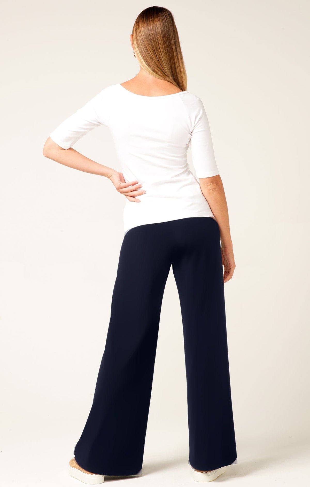 3/4 Sleeve Top In White by Sacha Drake - image 8