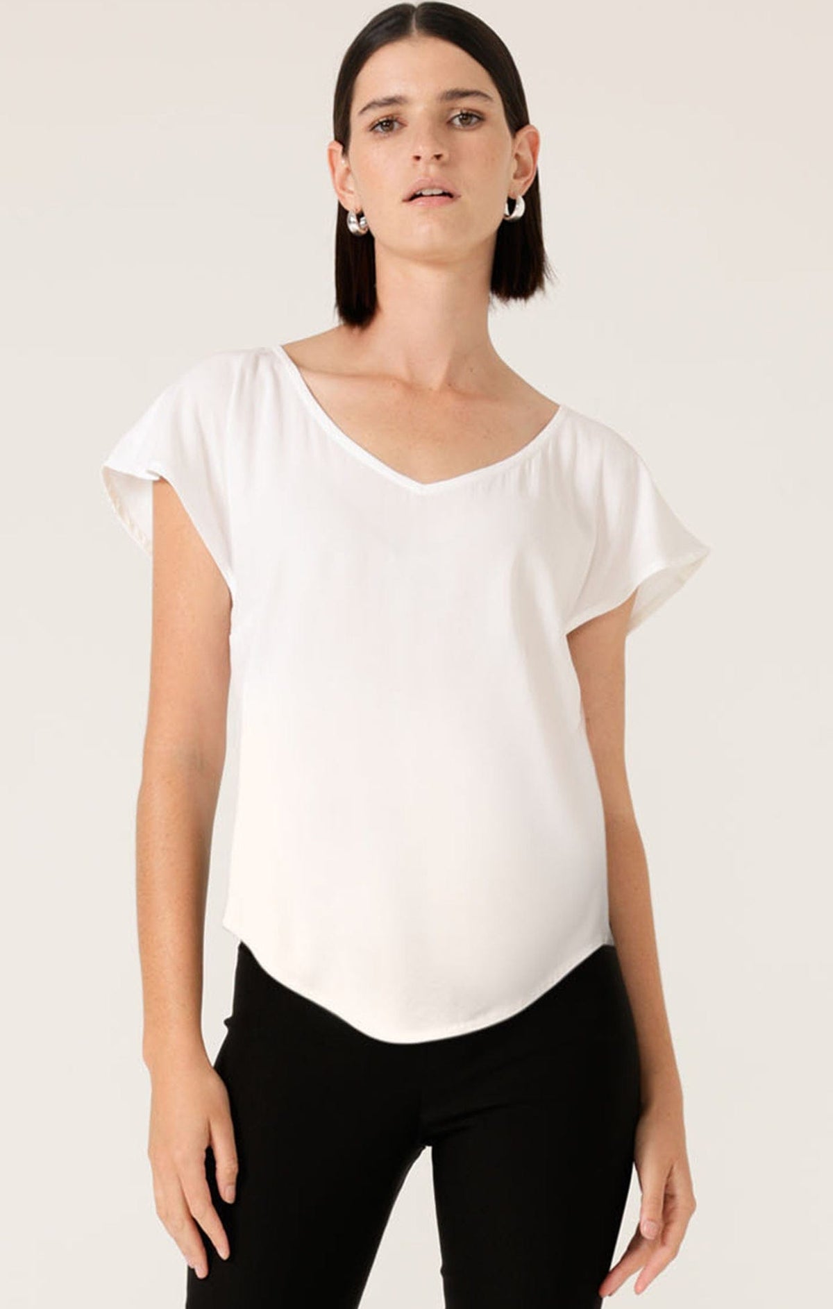 Analia Top In White by Sacha Drake