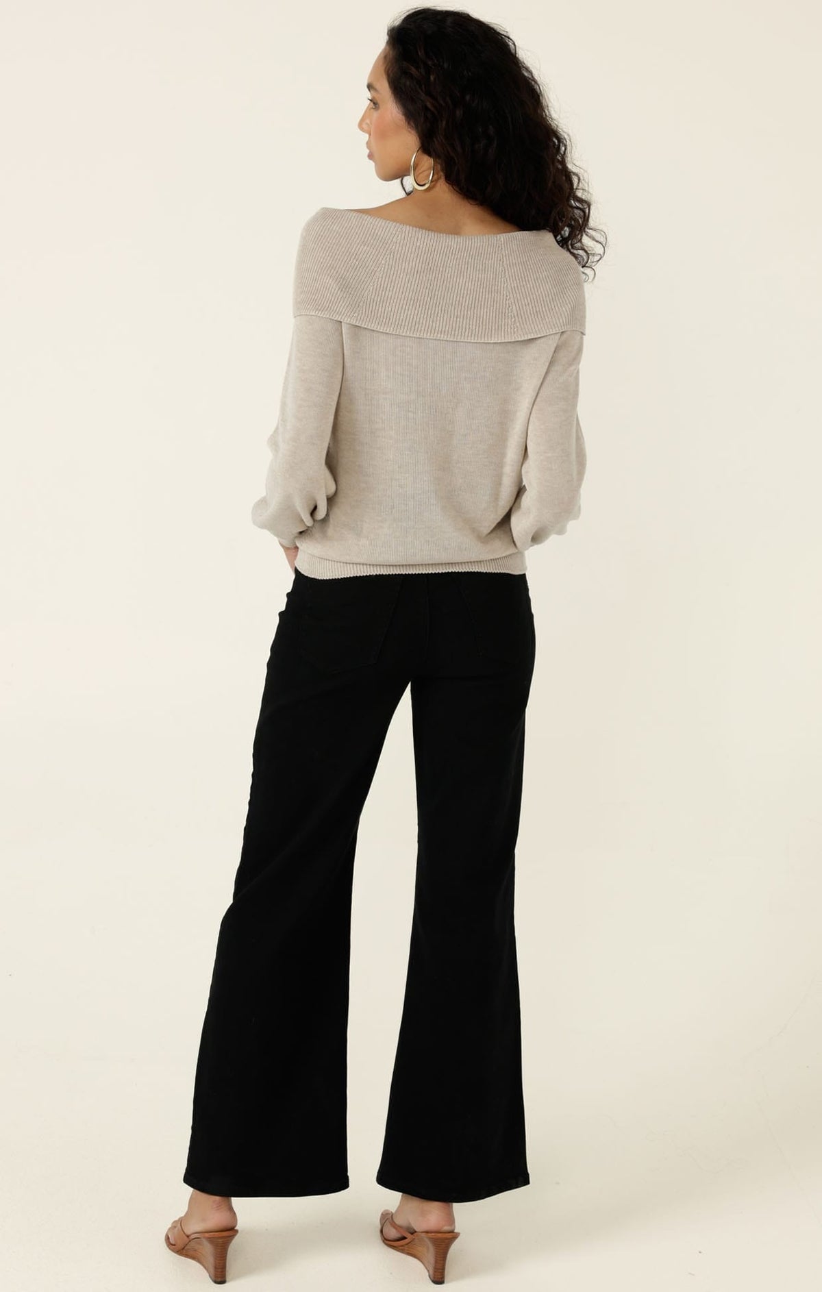 Andrena Knit Top In Oatmeal by Sacha Drake - image 8