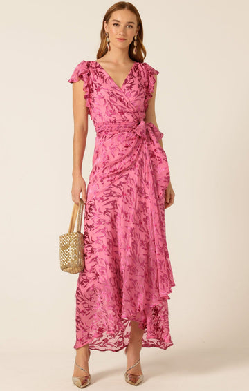 Bella Rose Maxi Wrap Dress by Sacha Drake
