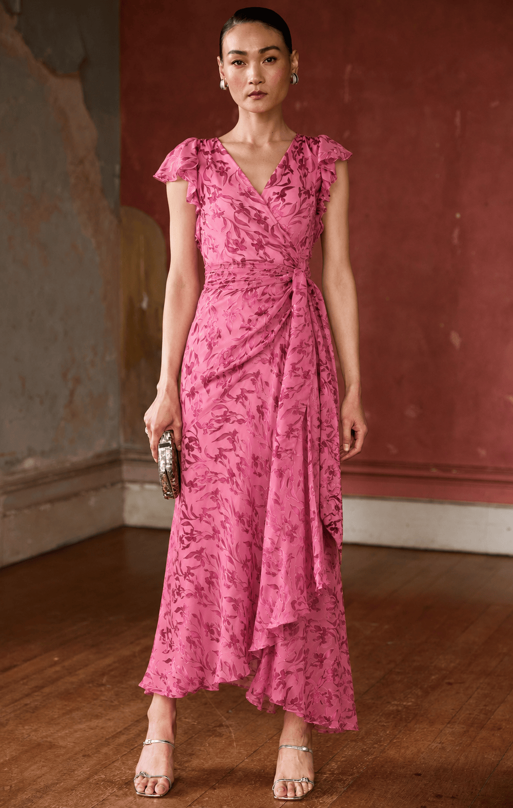 Bella Rose Maxi Wrap Dress by Sacha Drake - image 2