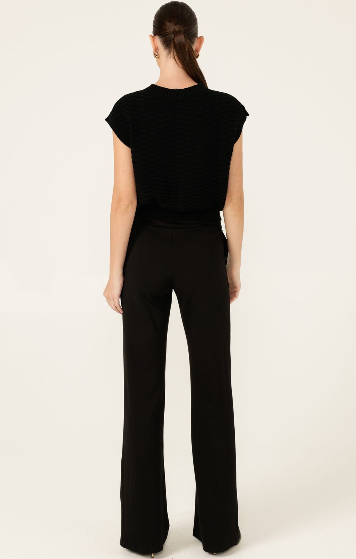 Bubble Knit Top In Black by Sacha Drake - image 9