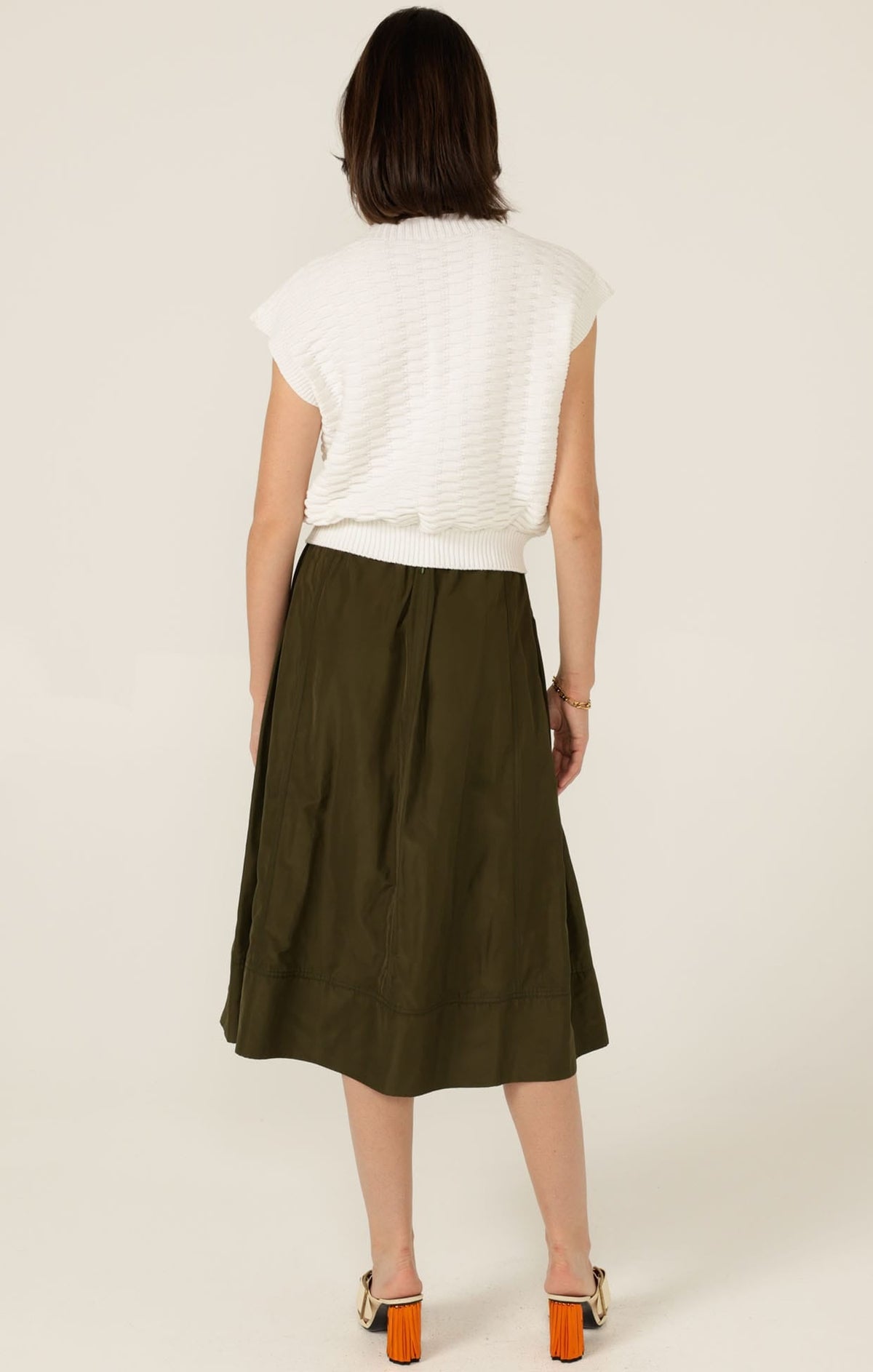 Bubble Knit Top In Ivory by Sacha Drake - image 8