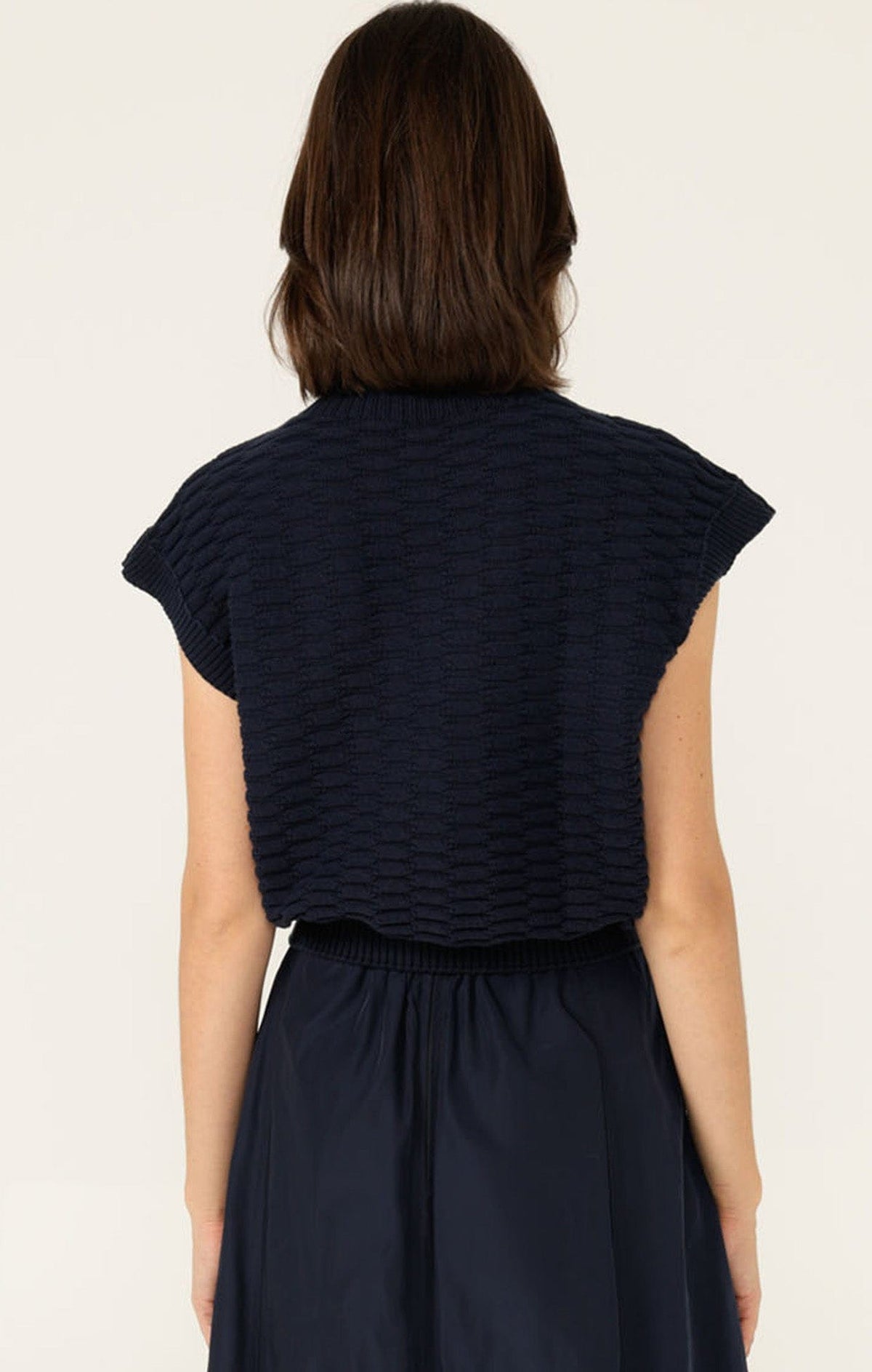 Bubble Knit Top In Navy by Sacha Drake - image 8