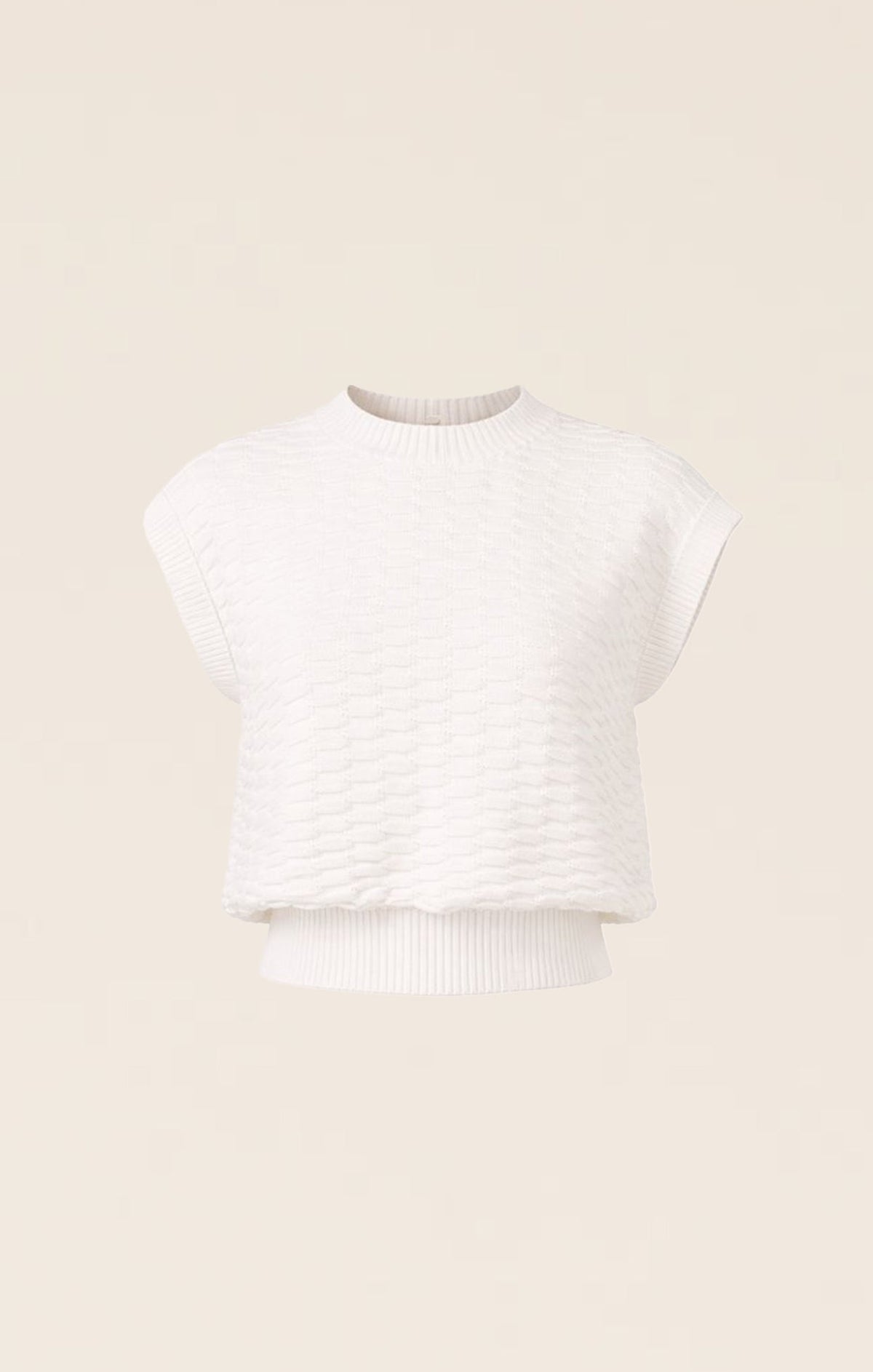 Bubble Knit Top In Ivory by Sacha Drake - image 10