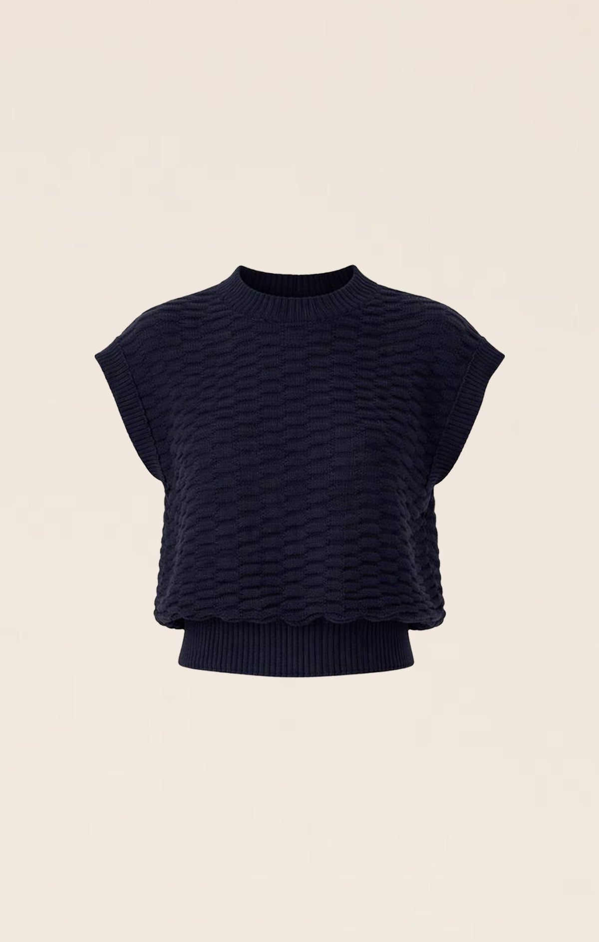 Bubble Knit Top In Navy by Sacha Drake - image 10
