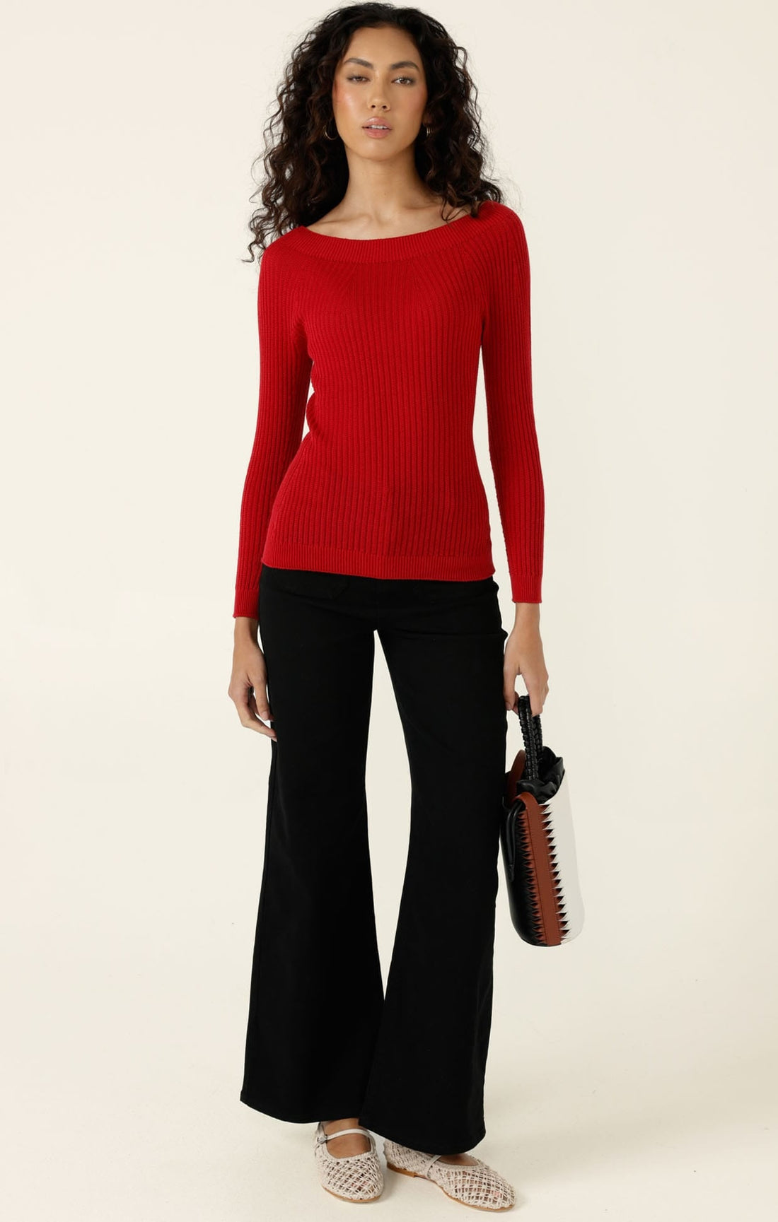 Claire Knit In Red by Sacha Drake