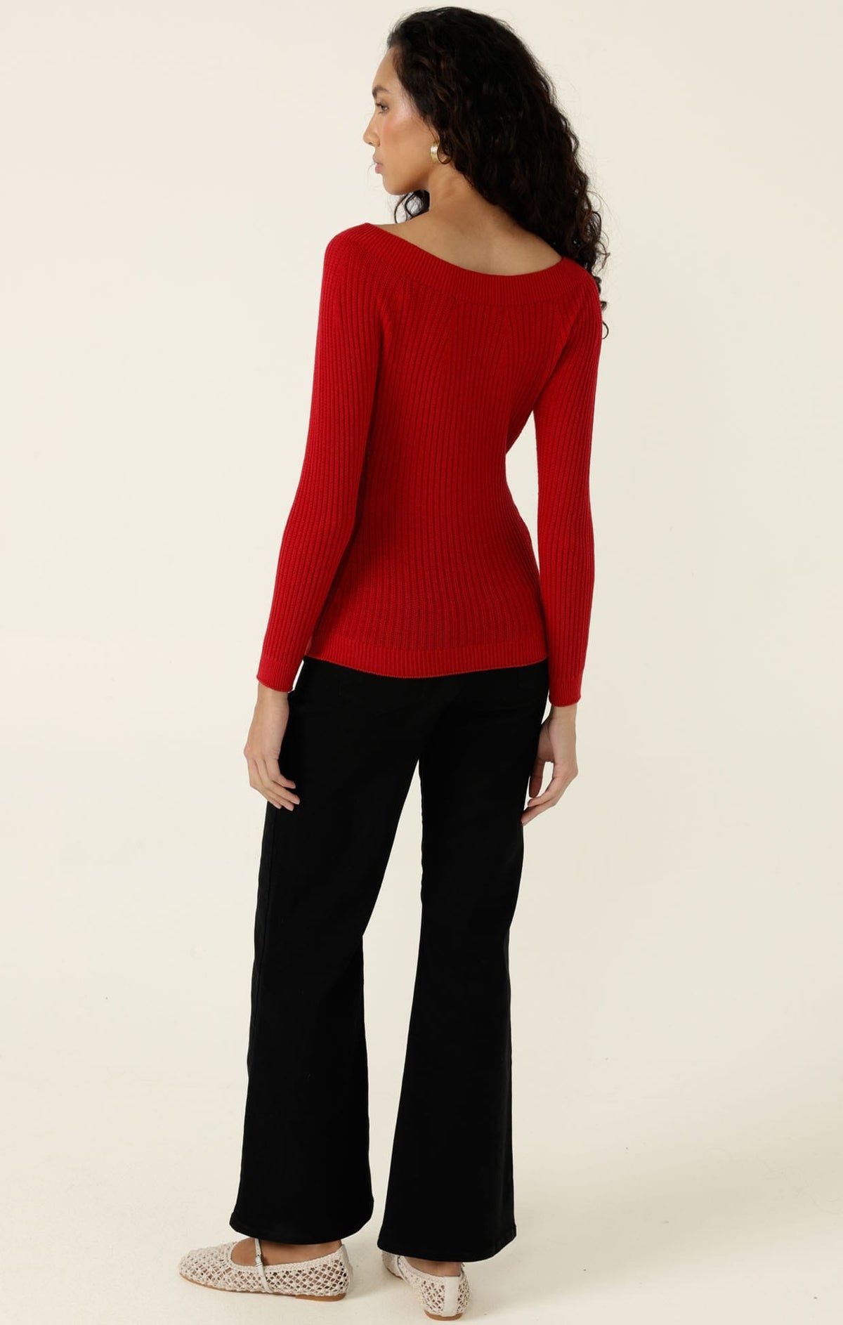 Claire Knit In Red by Sacha Drake - image 9